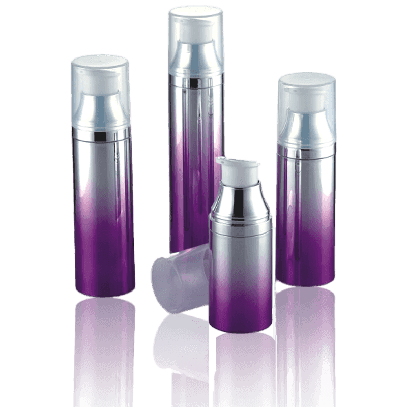 Bouteille cosmétique sans air dégradé violet 50ML-120ML-HS-017C