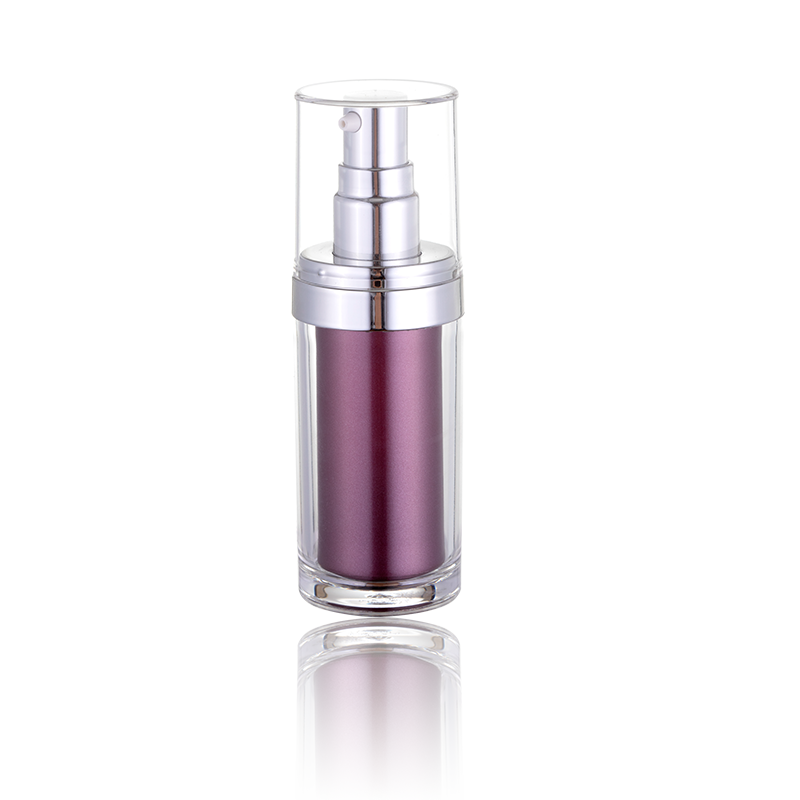 Bouteille de liquide à double couche violette Pet/Petg, série-HS-030A-1