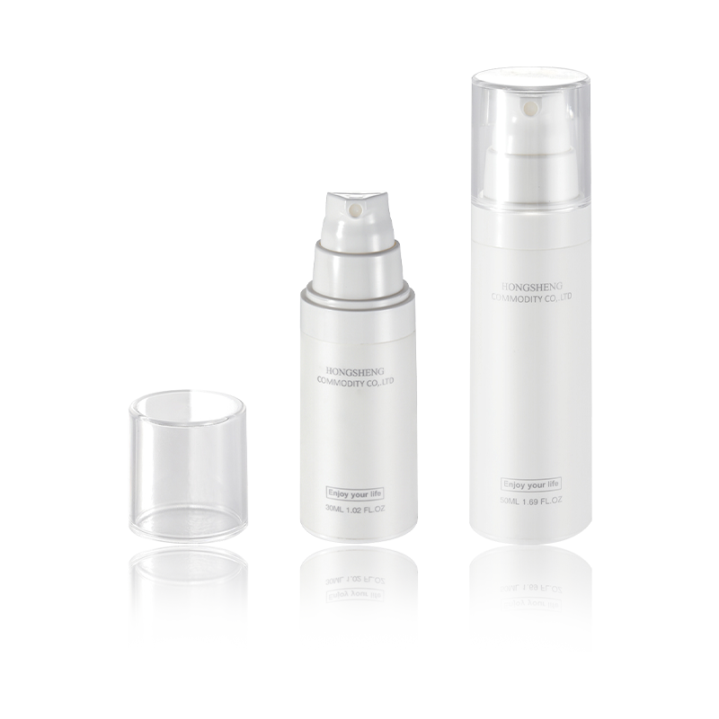 Pot rechargeable anti-fuite de bouteille sans air de 30ML 50ML pour articles de toilette HS-021B