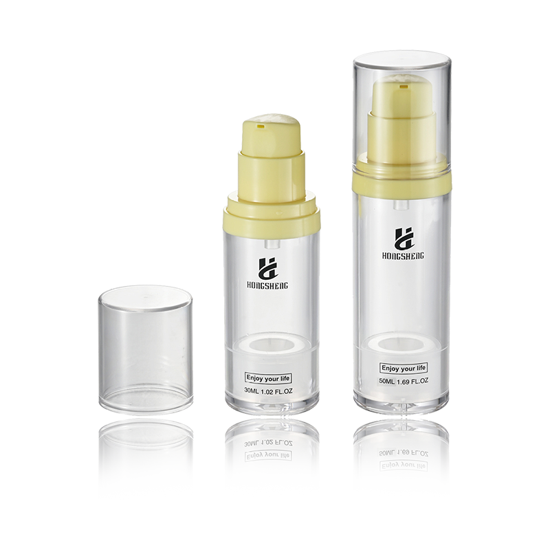 Distributeurs de bouteilles à pompe cosmétique sans air, 30ML, 50ML, HS-024A