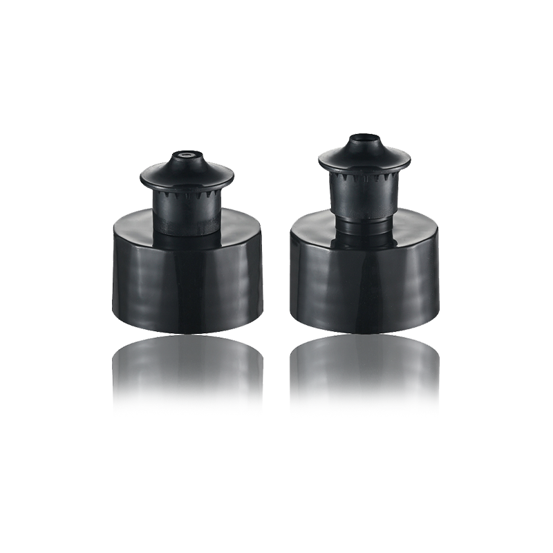 Bouchon/Capuchon Cosmétique Noir Mat Syngnathe-HY-CP-12