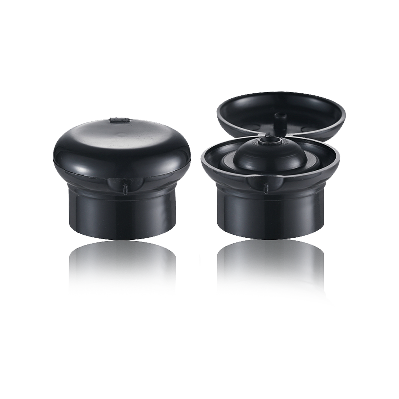 HY-M01 24/410 bouchon champignon bouchon à vis en plastique noir pour bouteille