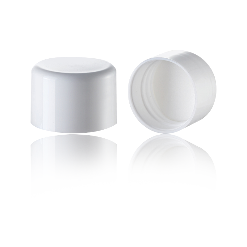 HY-P03A couvercles lisses 24/410 pp bouchon en plastique blanc