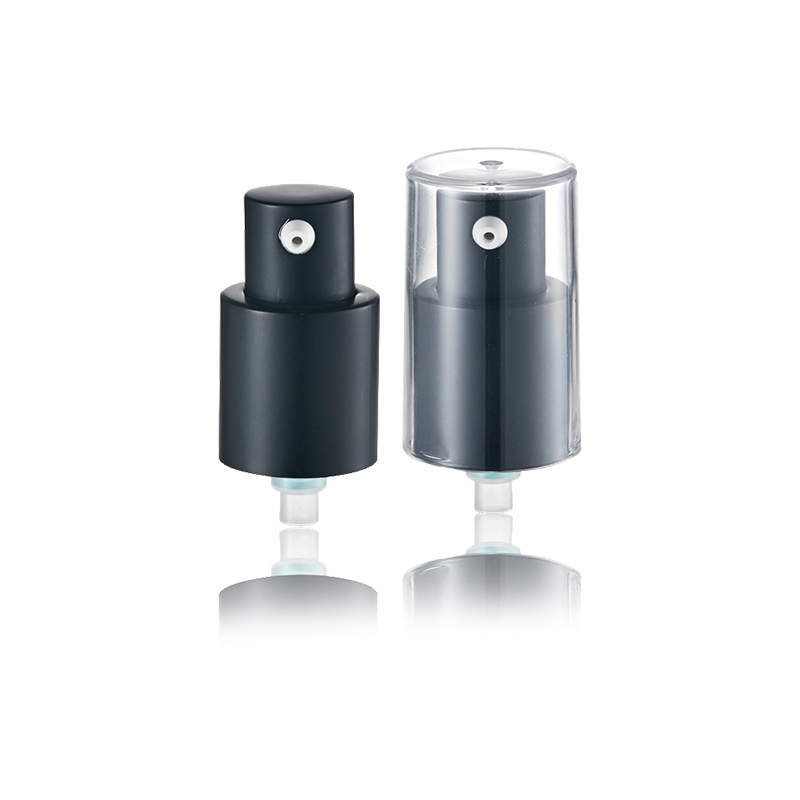 Tête de pompe cosmétique noire, distributeur de liquide - HY17A-01