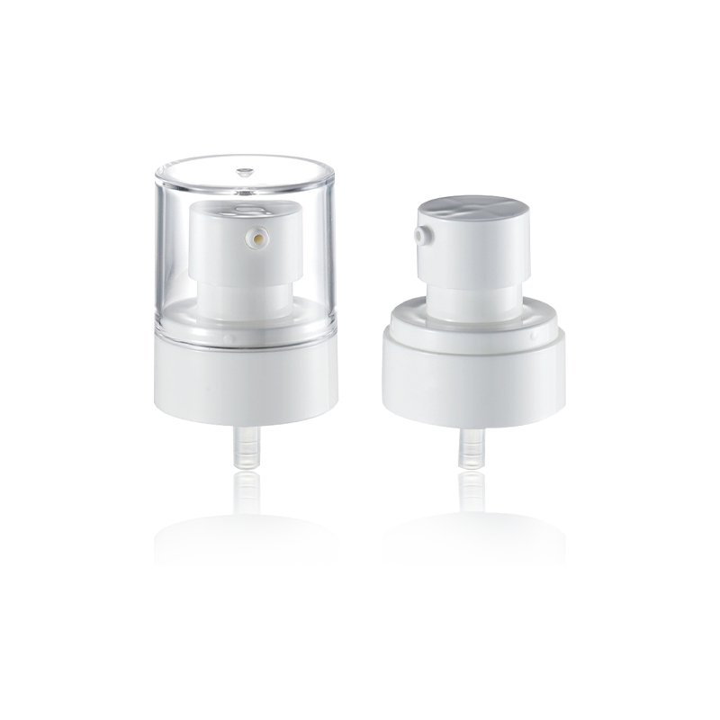 HY24A-34 UPG cosmétique pp ou comme lotion/pulvérisation de couleur blanche pompe 24/410 demi-bouchon 0,25cc